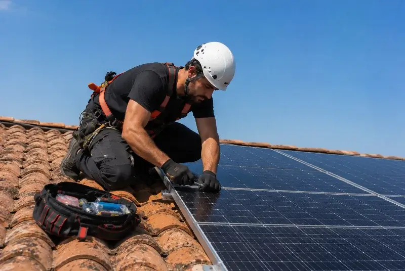 Maintenance et monitoring de panneaux solaires au Thou